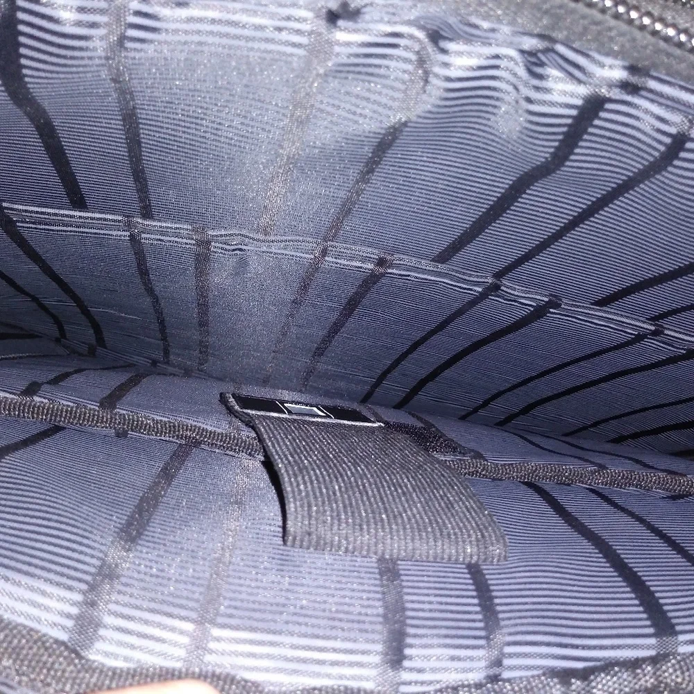 Kenneth Cole Reaction Laptop bag EZ Scan vegan leather and canvas 17